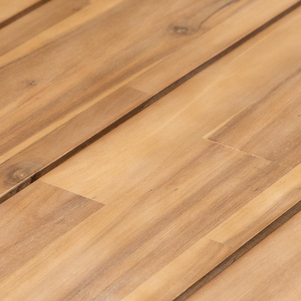 Fredrinn Round Outdoor Dining Table - Natural Light - Dining Tables