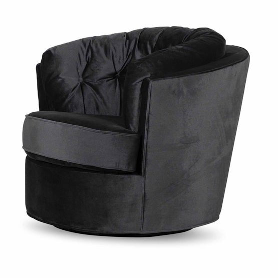 Gary Velvet Armchair - Cosmic Grey - Armchairs