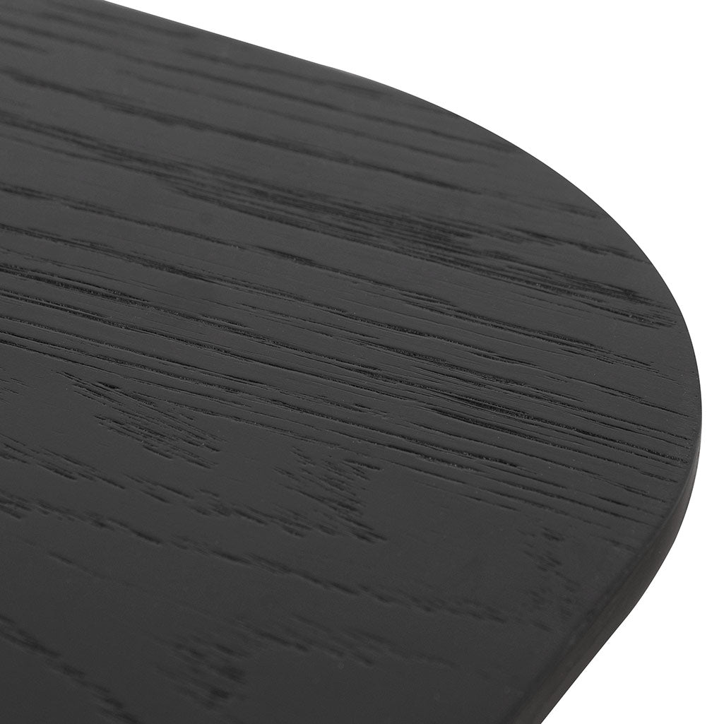 Gian 2.95m Wooden Dining Table - Full Black - Dining Tables