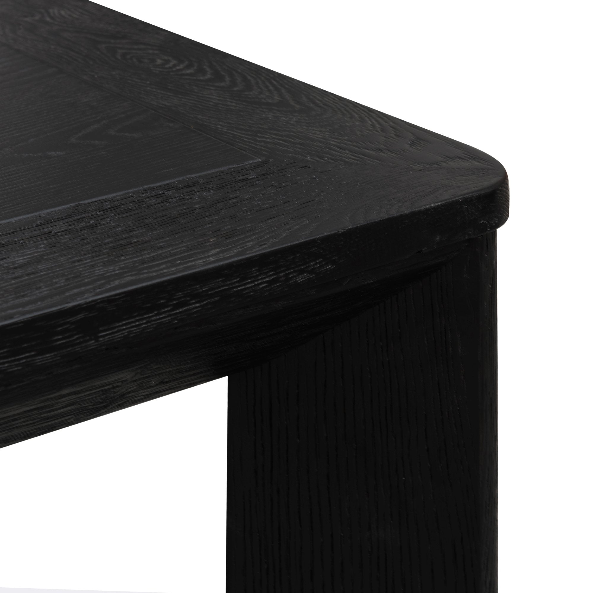Gilliard 2.4m Wooden Dining Table - Full Black - Dining Tables