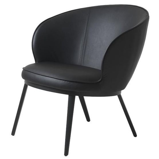 Giovanni Faux Leather Lounge Chair - Armchairs