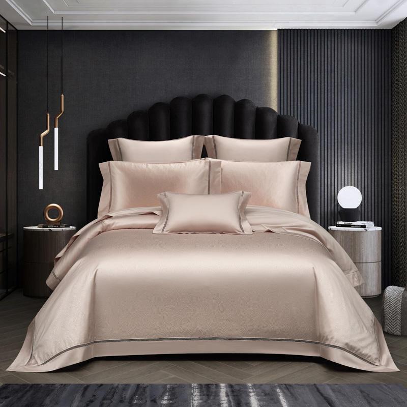 Glowing Weave Duvet Cover Set (Egyptian Cotton, 1000 TC) - Duvet Covers