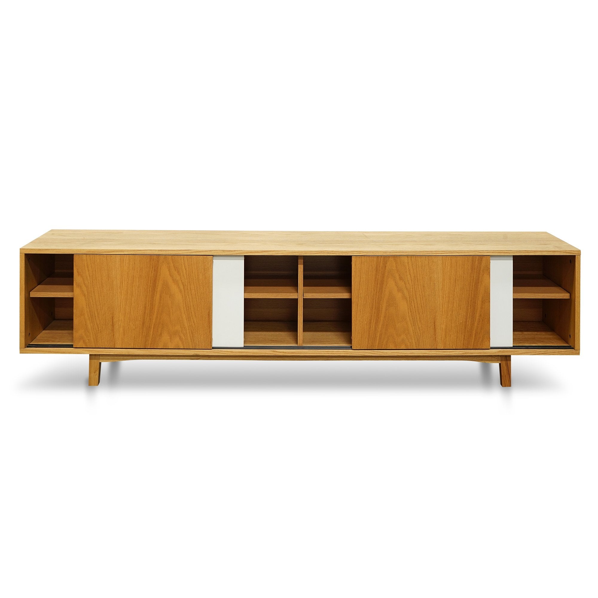 Grant Natural Lowline Entertainment TV Unit - White - TV Units