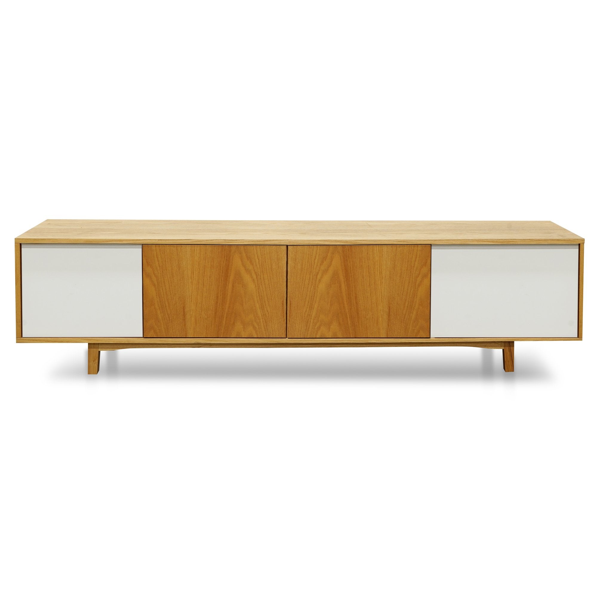 Grant Natural Lowline Entertainment TV Unit - White - TV Units