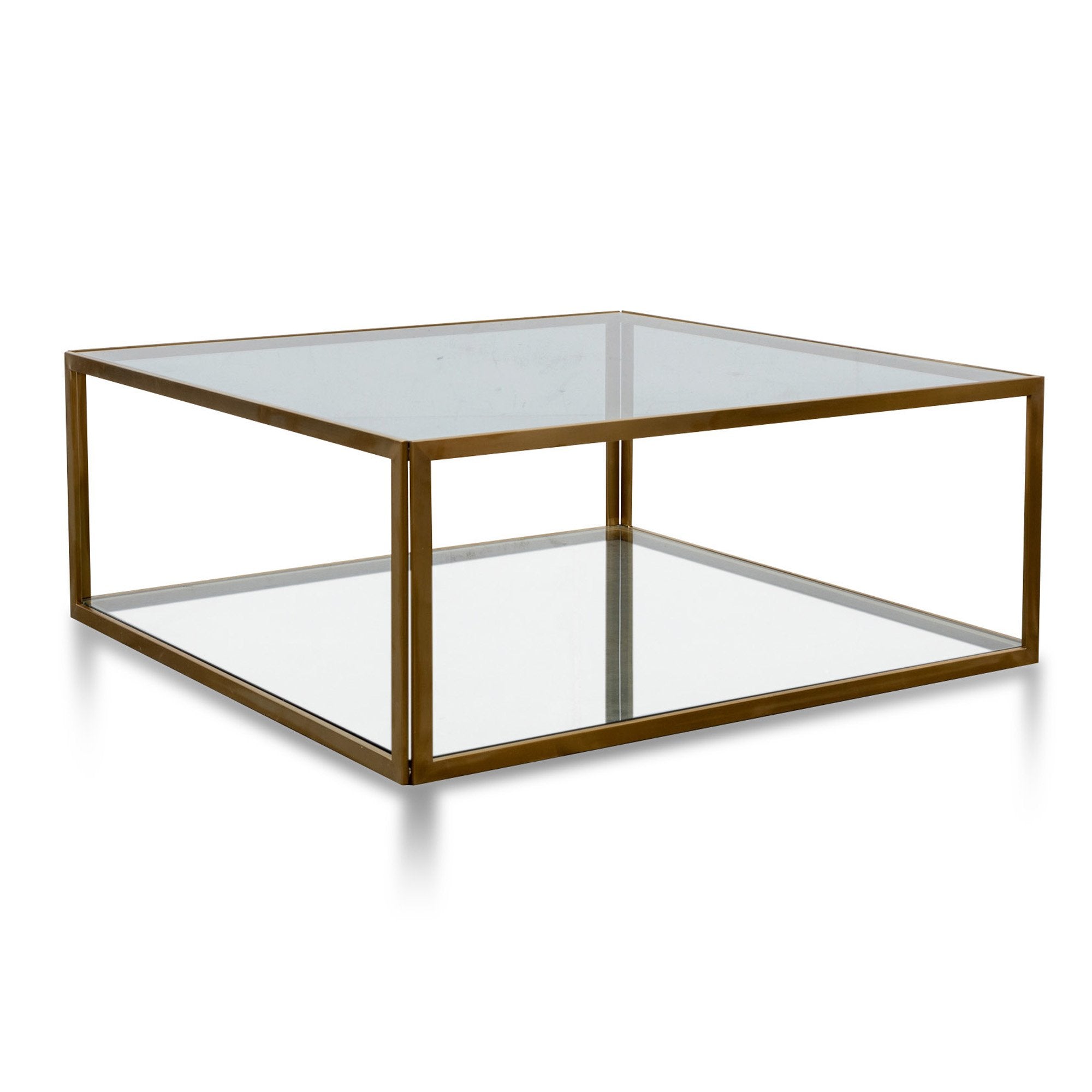Harmony Square Glass Coffee Table - Coffee Table