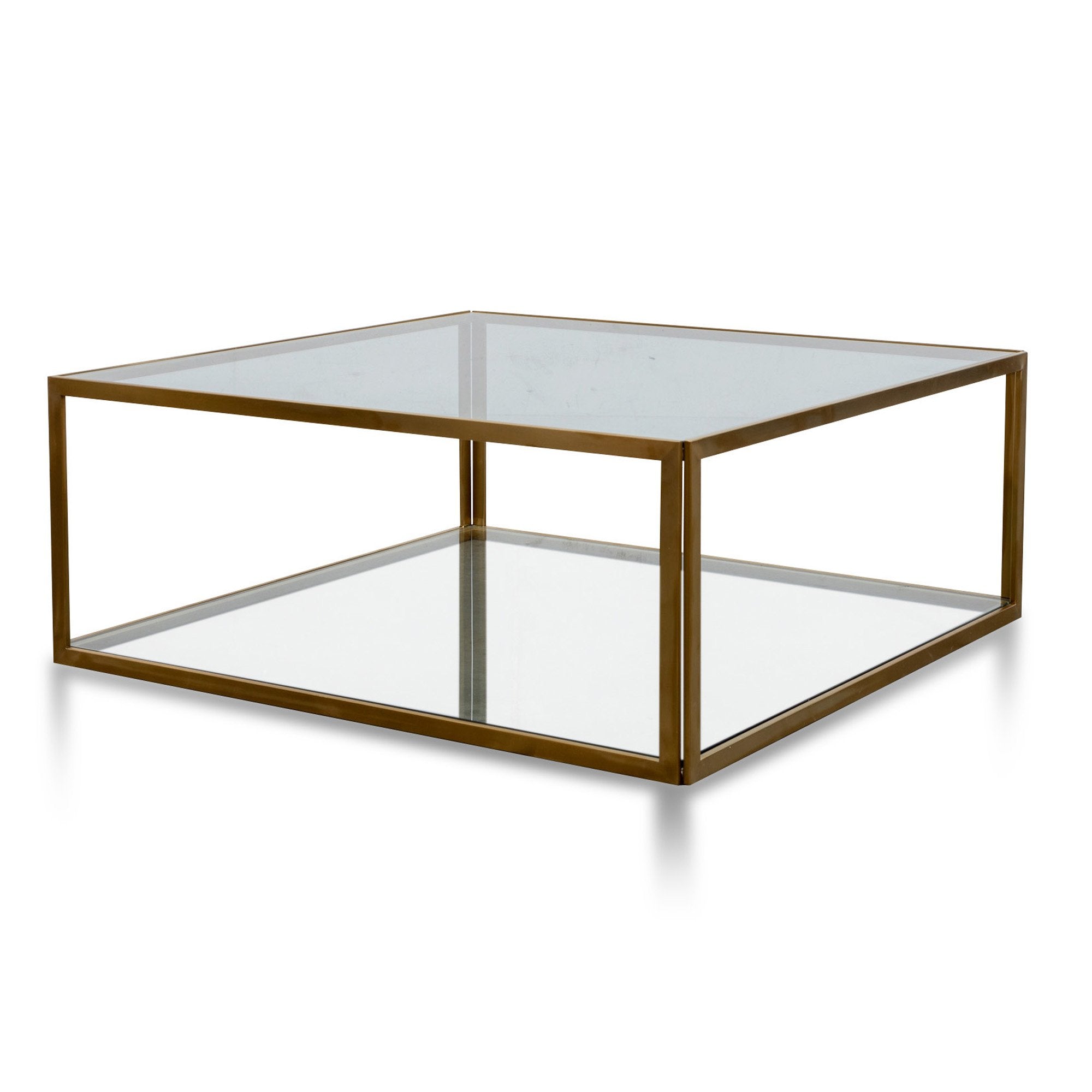 Harmony Square Glass Coffee Table - Coffee Table