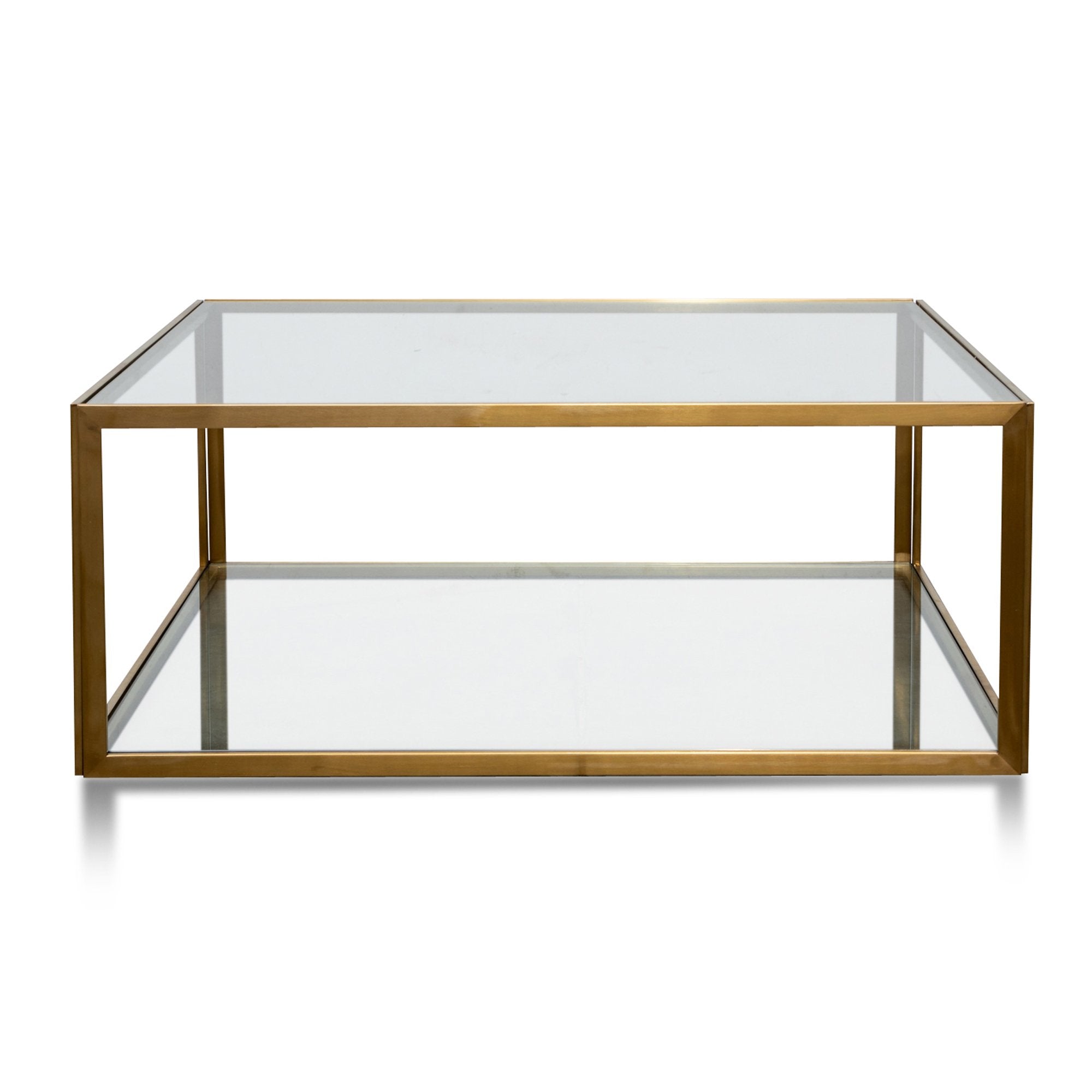 Harmony Square Glass Coffee Table - Coffee Table