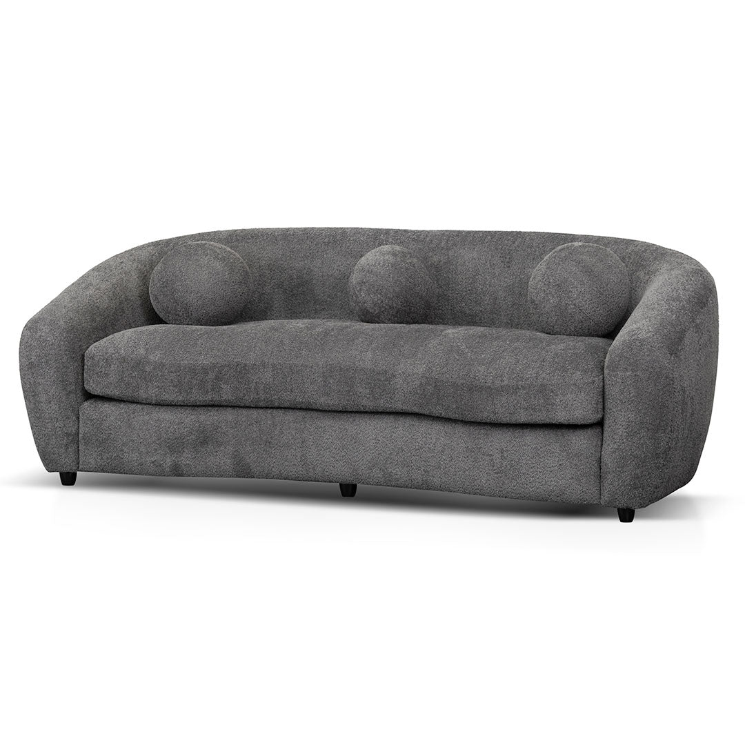 Harrison 3S Sofa - Iron Grey Boucle - Sofas