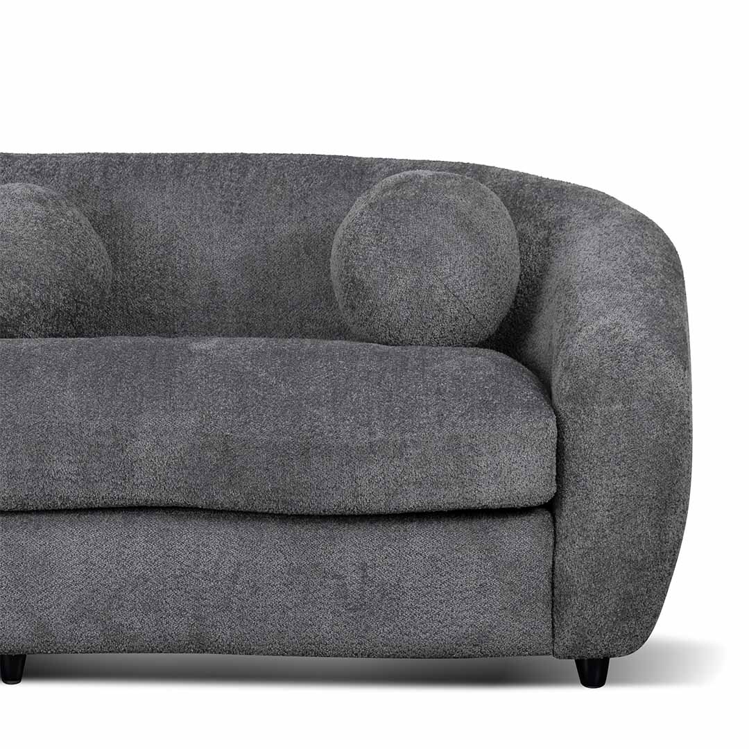 Harrison 3S Sofa - Iron Grey Boucle - Sofas
