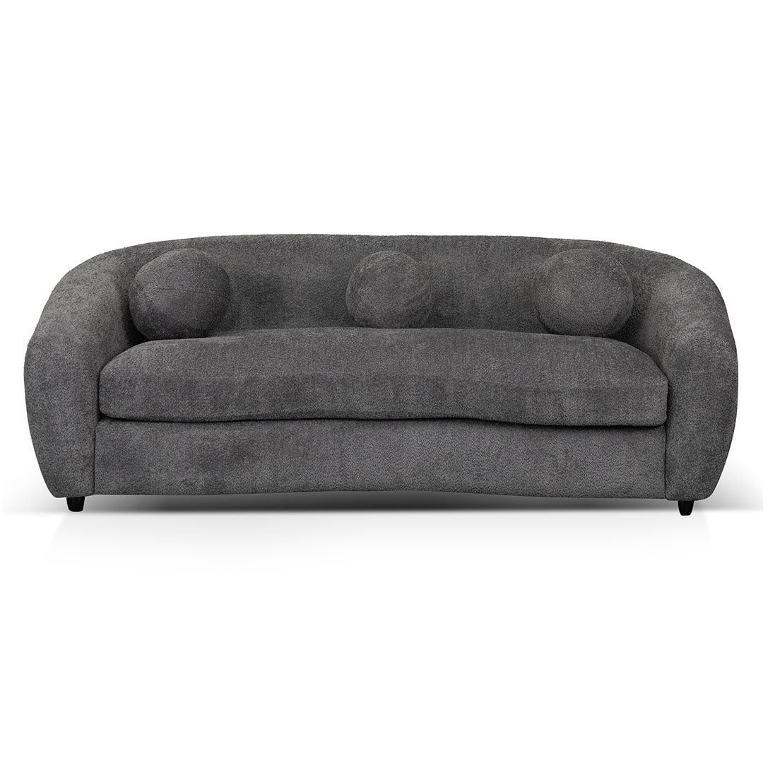 Harrison 3S Sofa - Iron Grey Boucle - Sofas