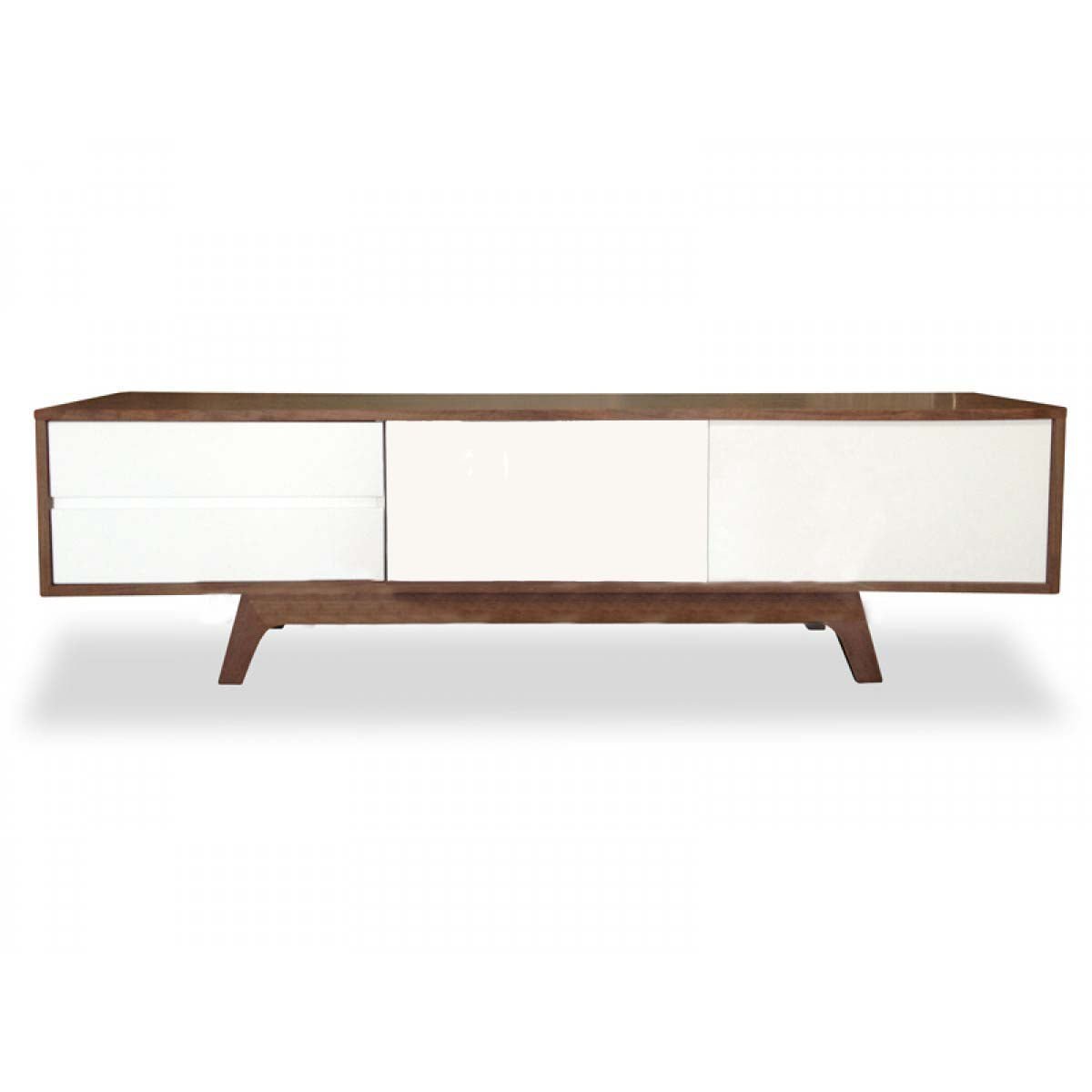 Harrison Wooden TV Entertainment Unit - Walnut - TV Units