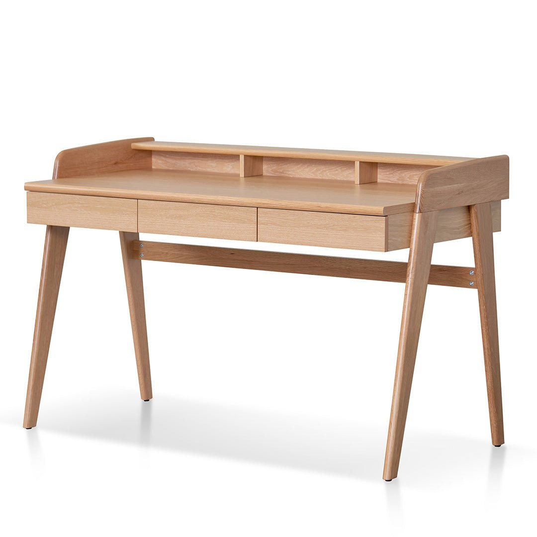 Haruto Home Office Desk - Natural Oak - Console