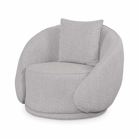 Henry Armchair - Ash Grey Boucle - Armchairs
