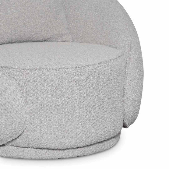 Henry Armchair - Ash Grey Boucle - Armchairs