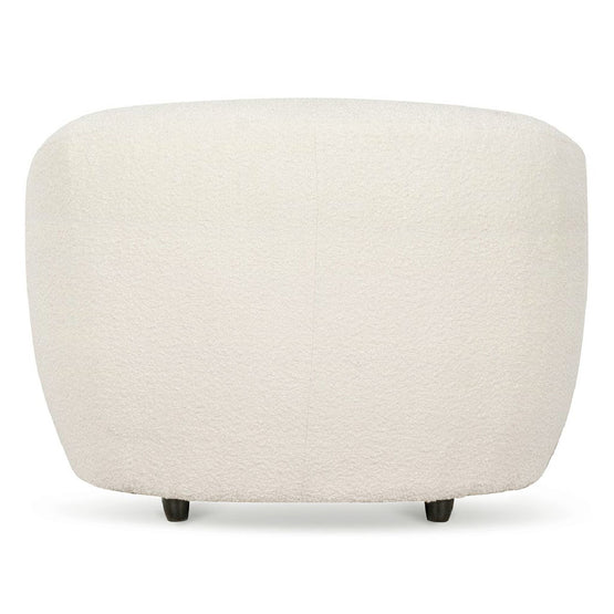 Hudson Armchair - Ivory White Boucle - Armchairs