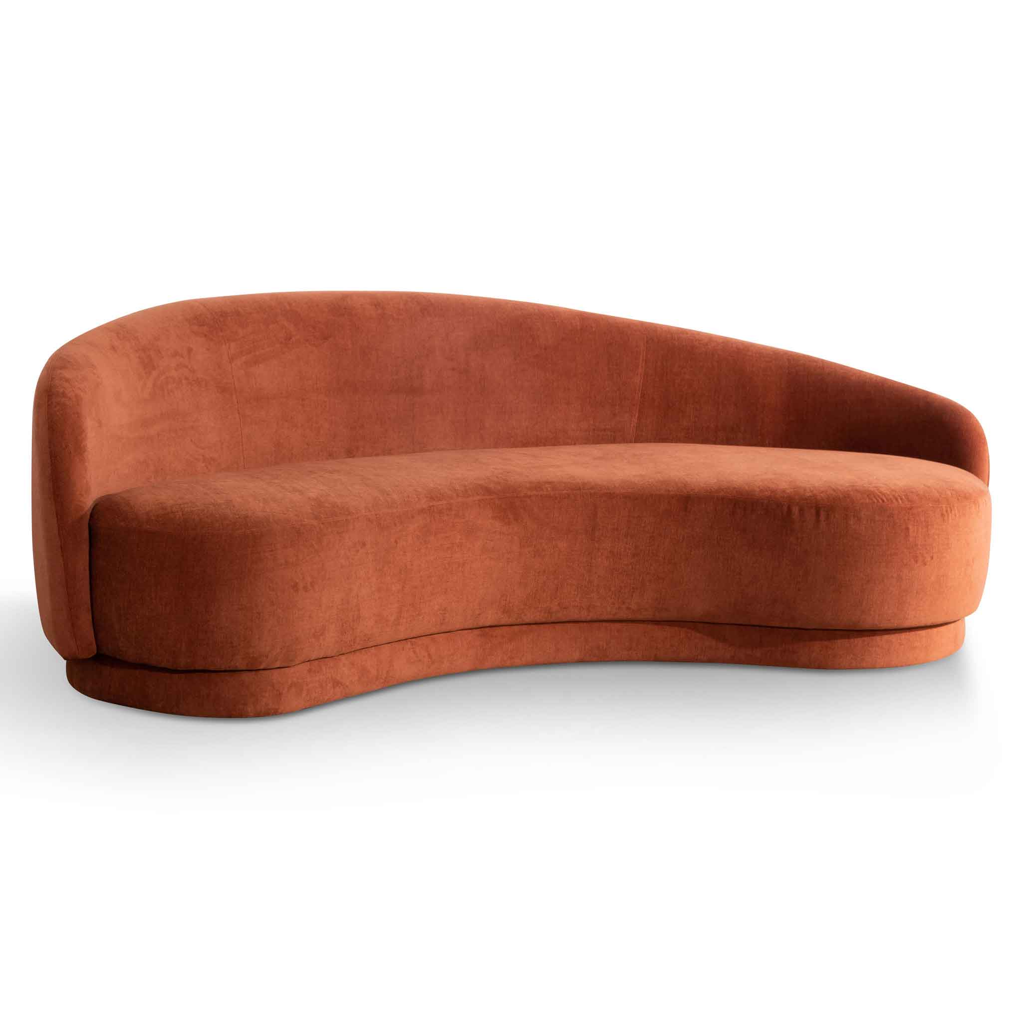 Hugo 4S Sofa - Rust - Sofas