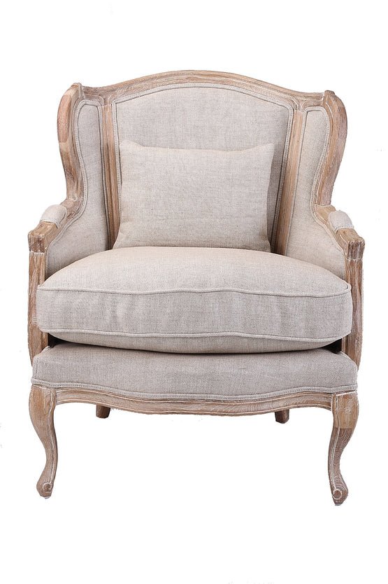 Hugo French Provincial Wingback Armchair - Armchairs
