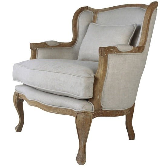 Hugo French Provincial Wingback Armchair - Armchairs