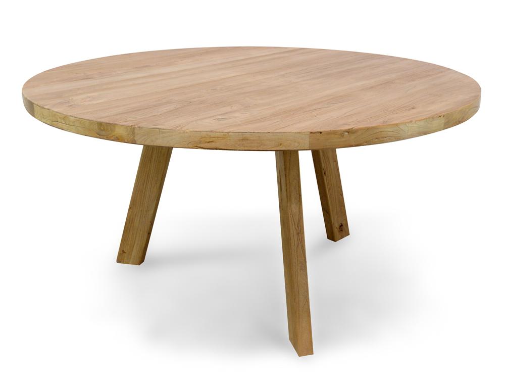 Hunter Reclaimed Elm Wood 1.5m Round Dining Table - Dining Tables