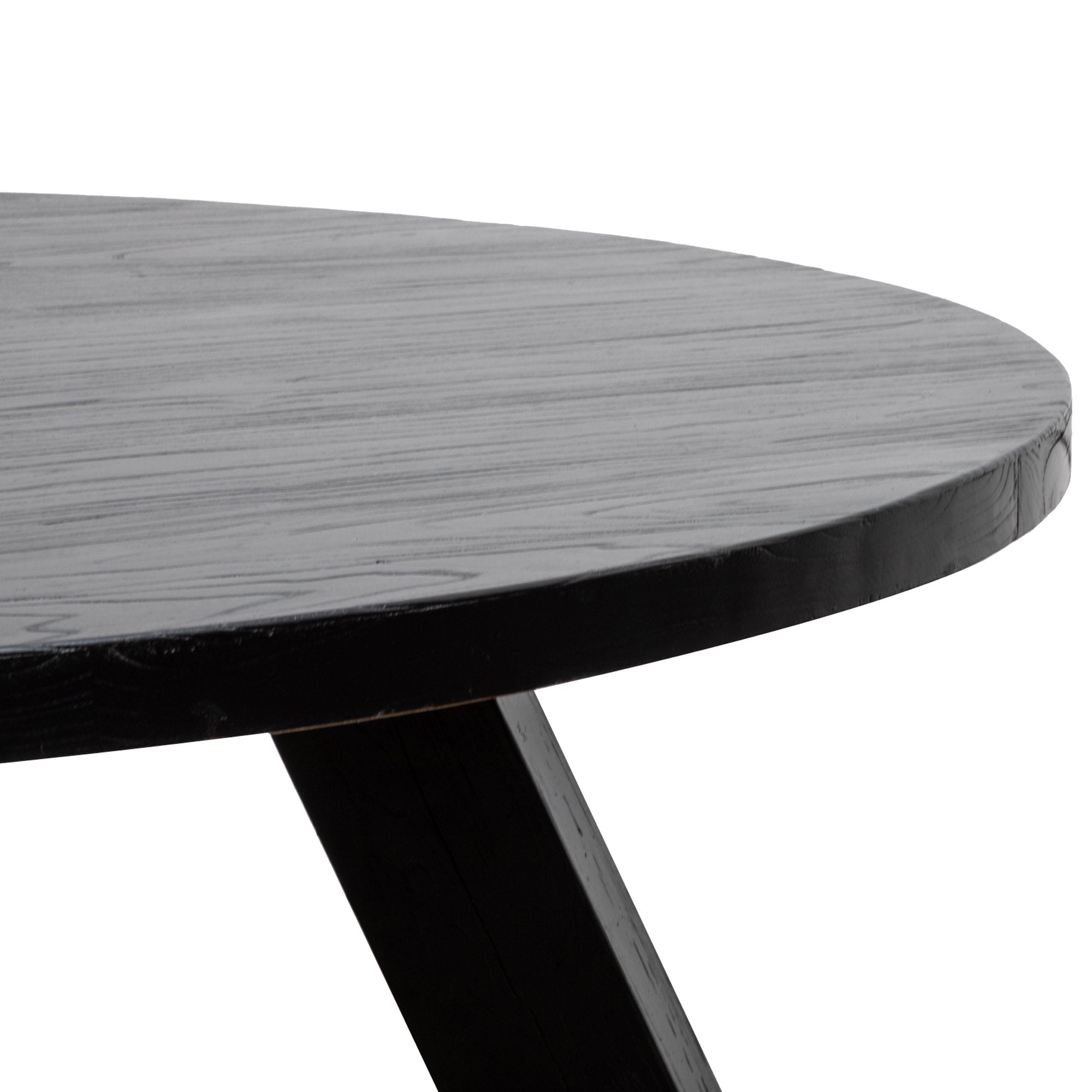 Hunter Round Dining Table - Full Black - Dining Tables