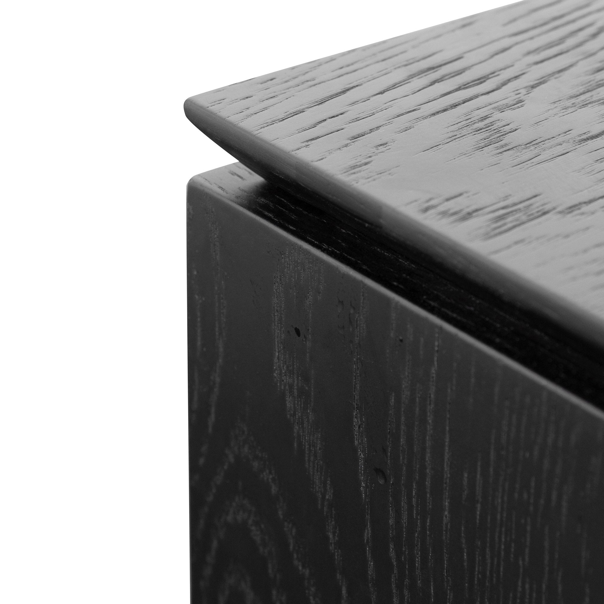 Hunter TV Stand - Black Oak - TV Units