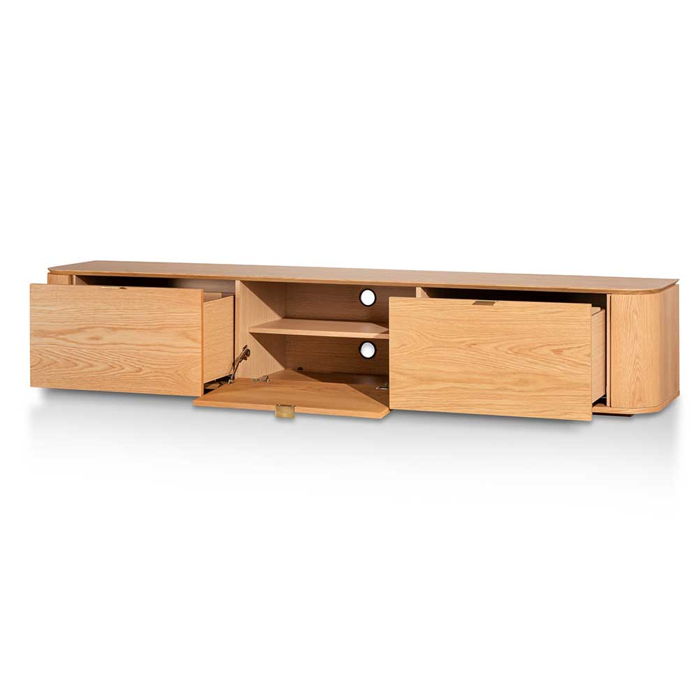 Hunter TV Stand - Natural Oak - TV Units