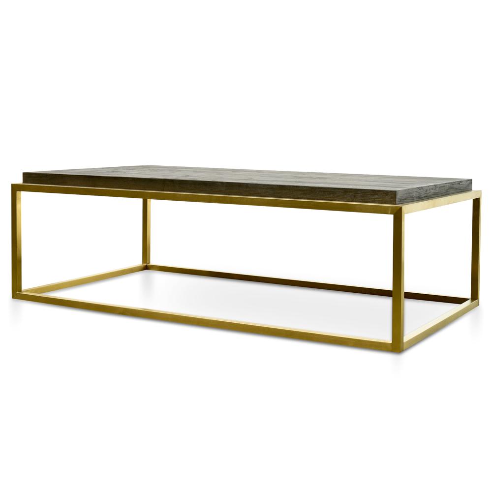 Isaac Wooden Top Coffee Table - Coffee Table