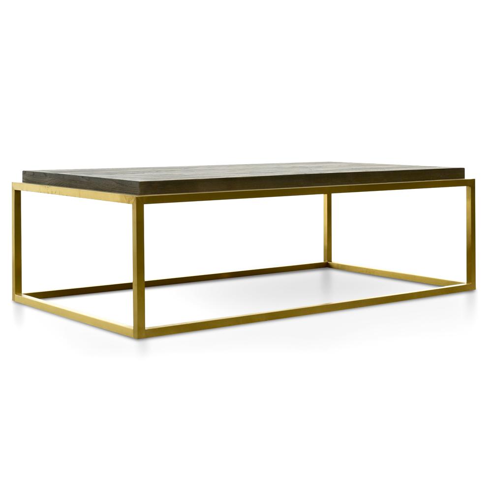 Isaac Wooden Top Coffee Table - Coffee Table