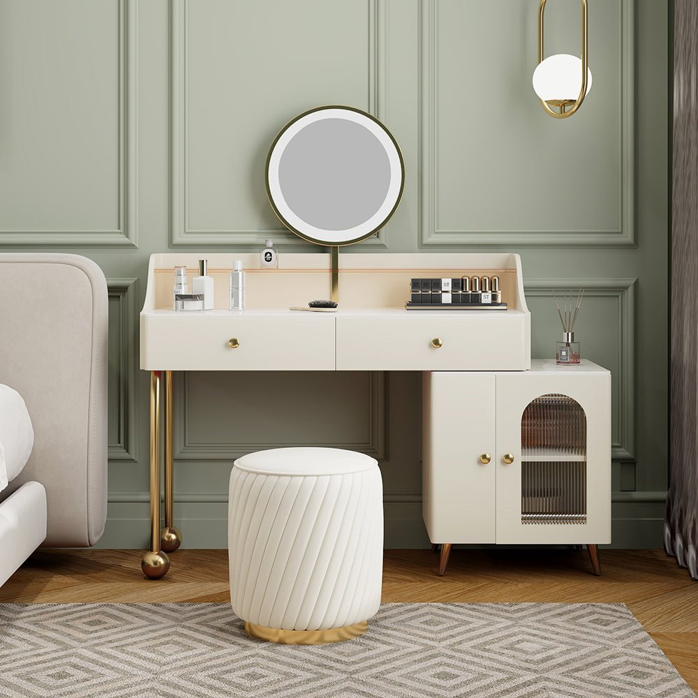 Isabella Makeup Vanity with Mirror - Make-Up Vanity