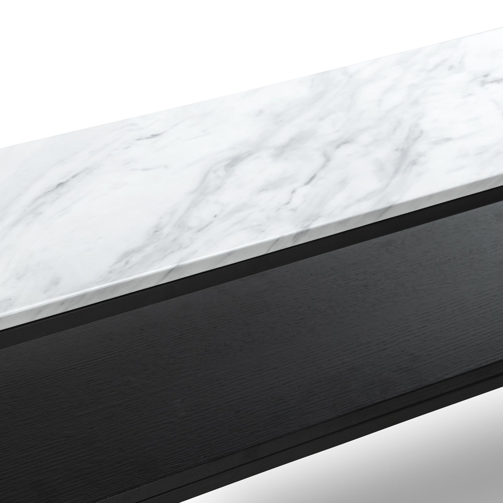 Isabella White Marble Console Table - 1.3m - Console