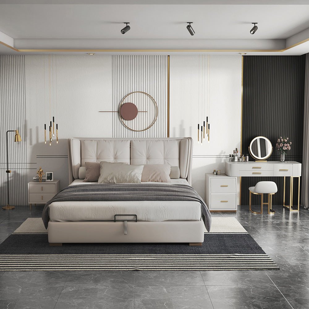 Istanbul L-Shaped Vanity Set - Make-Up Vanity