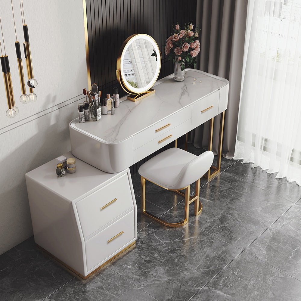 Istanbul L-Shaped Vanity Set - Make-Up Vanity