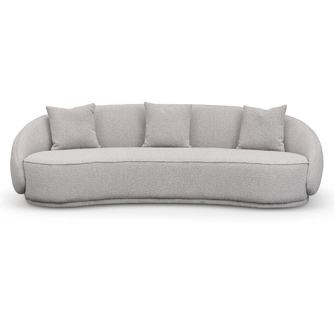 Jacob 4S Sofa - Ash Grey Boucle - Sofas