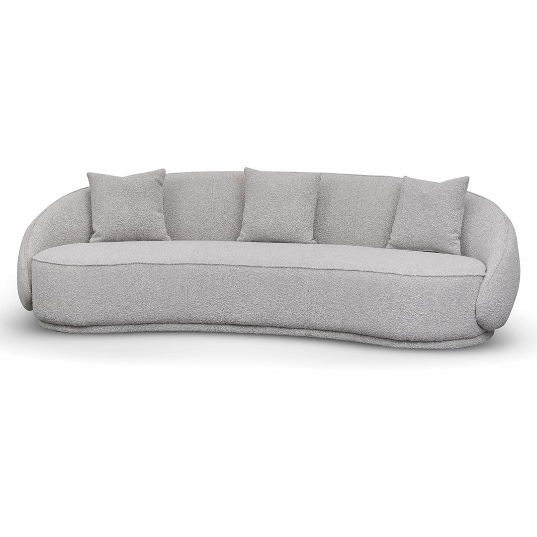 Jacob 4S Sofa - Ash Grey Boucle - Sofas
