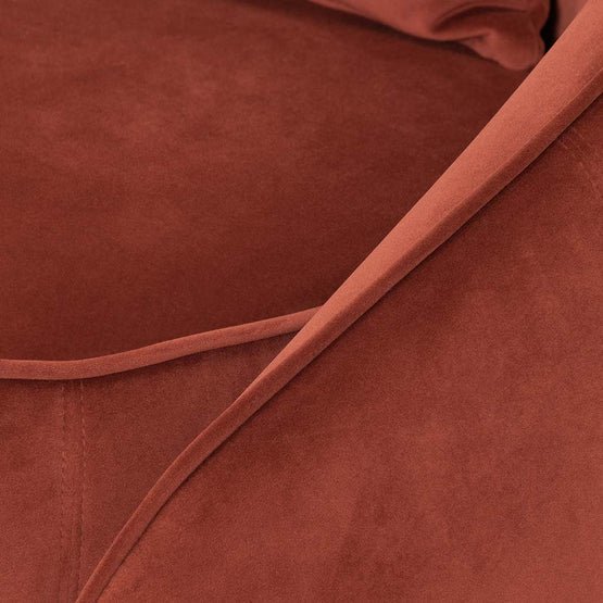 Jasper Velvet Armchair - Rustic Orange - Armchairs