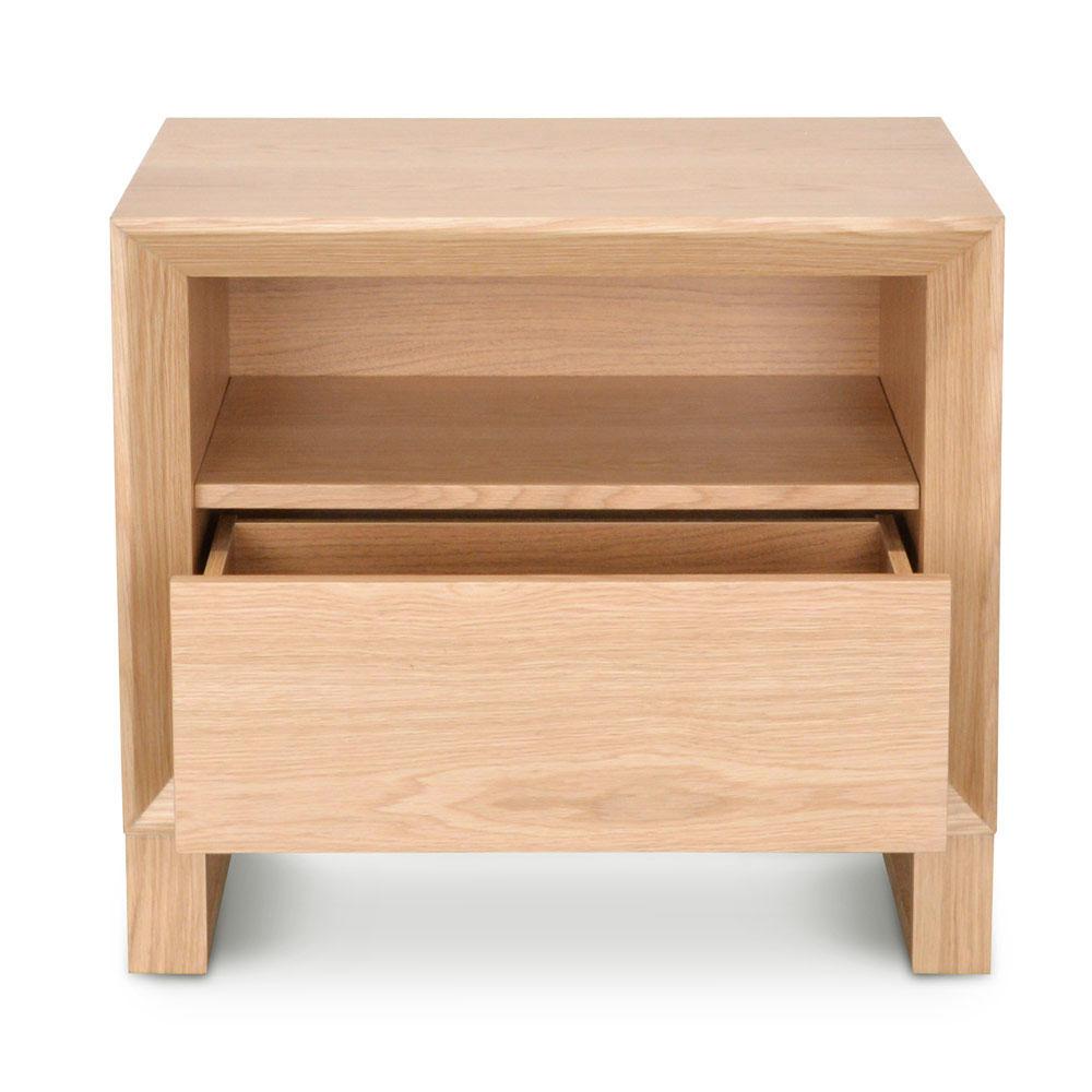 Jayce Bedside Table - Natural Oak - Bedside Tables