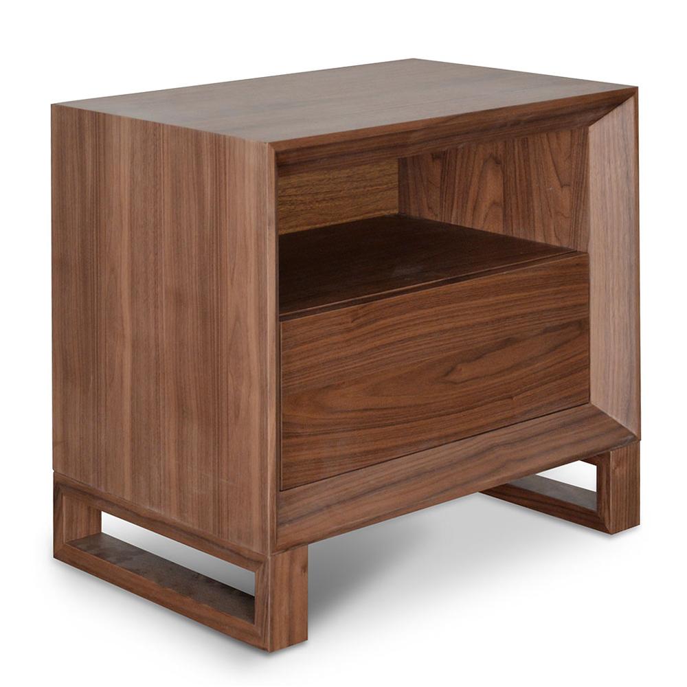 Jayce Bedside Table - Walnut - Bedside Tables