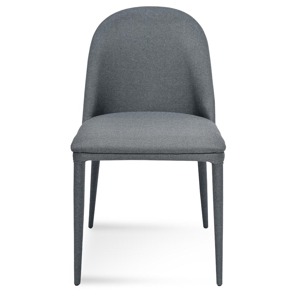 Jeffs Fabric Dining Chair - Gunmetal Grey - Dining Chairs