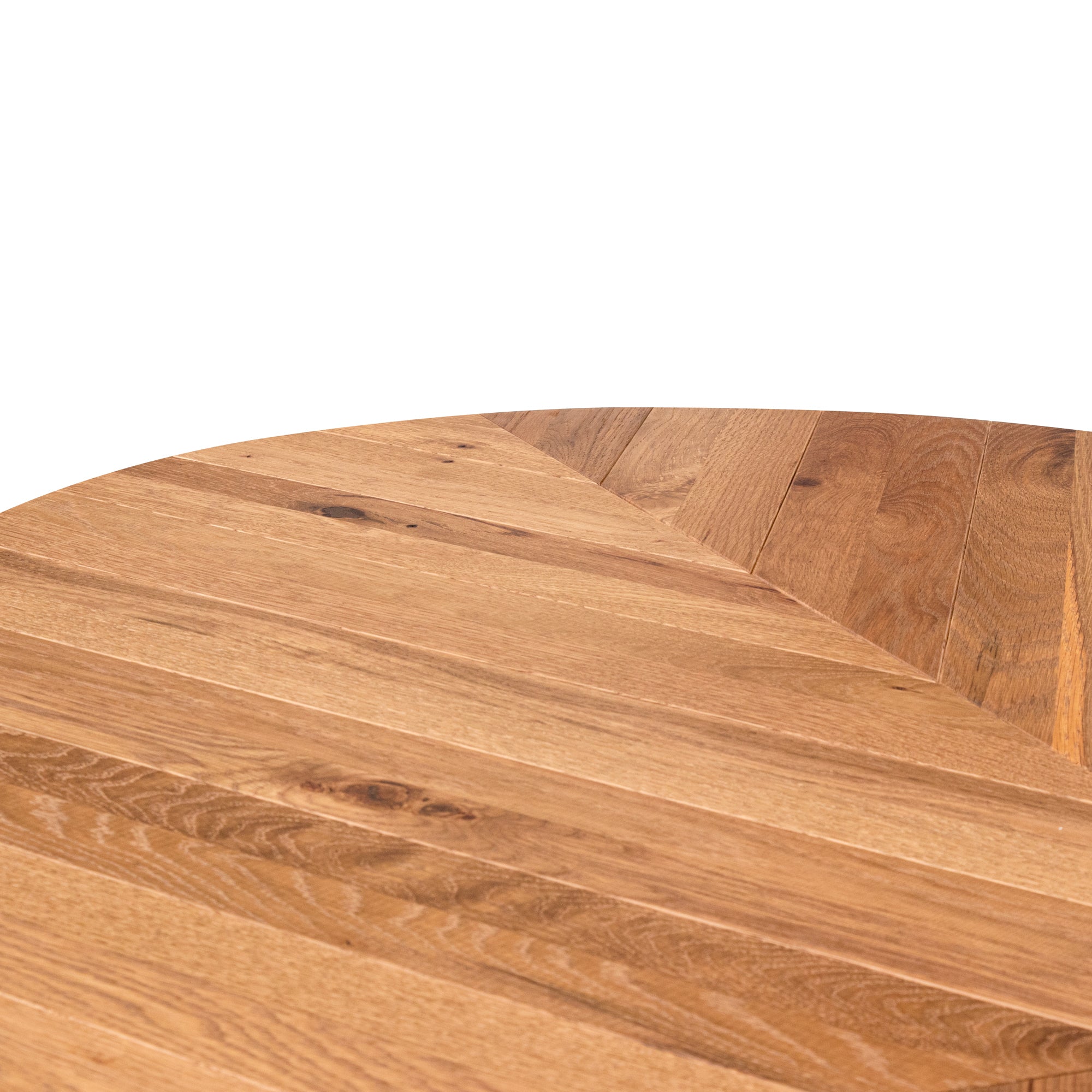 Jerryi 6 Seater Dining Table - European Knotty Oak - Dining Tables