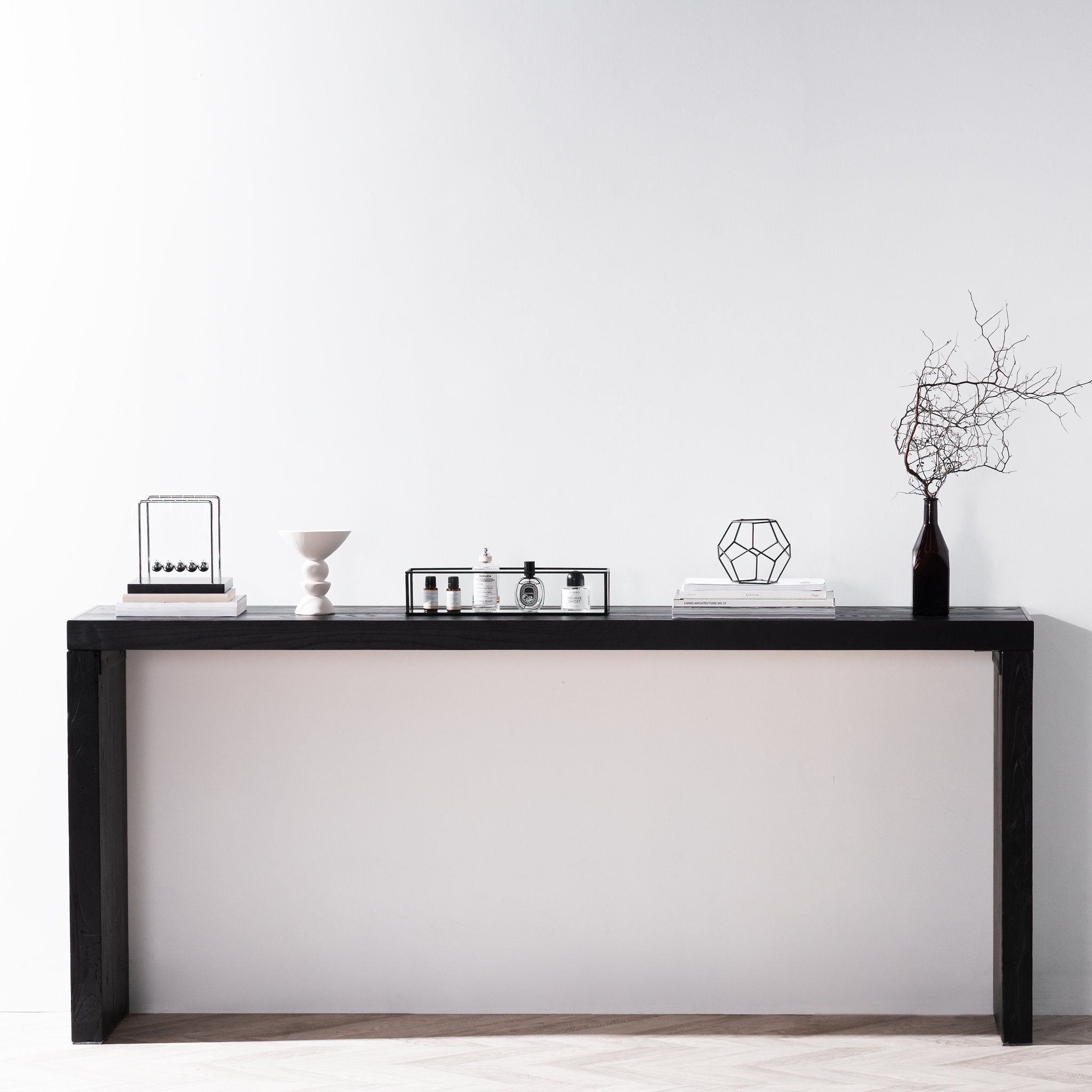 Jesse Wood Console Table - Black - Console