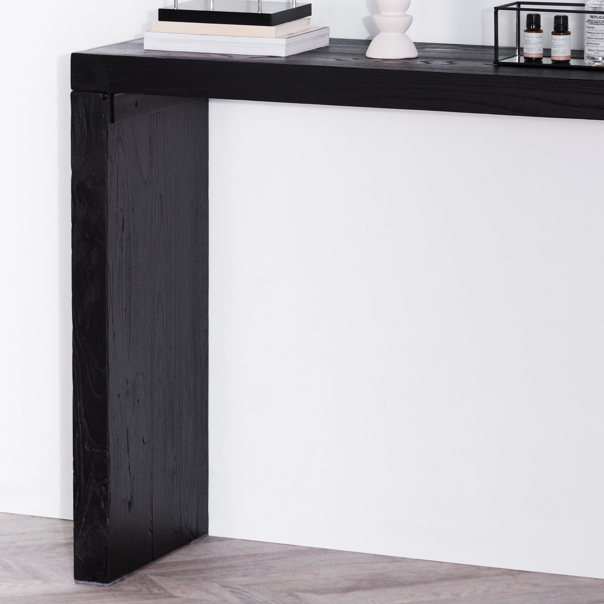 Jesse Wood Console Table - Black - Console