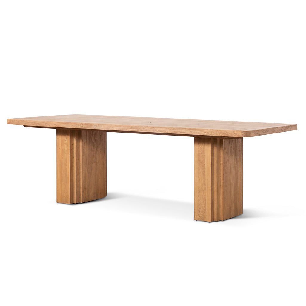 Jessica 2.4m Dining Table - Natural - Dining Tables
