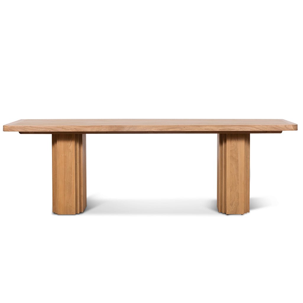 Jessica 2.4m Dining Table - Natural - Dining Tables