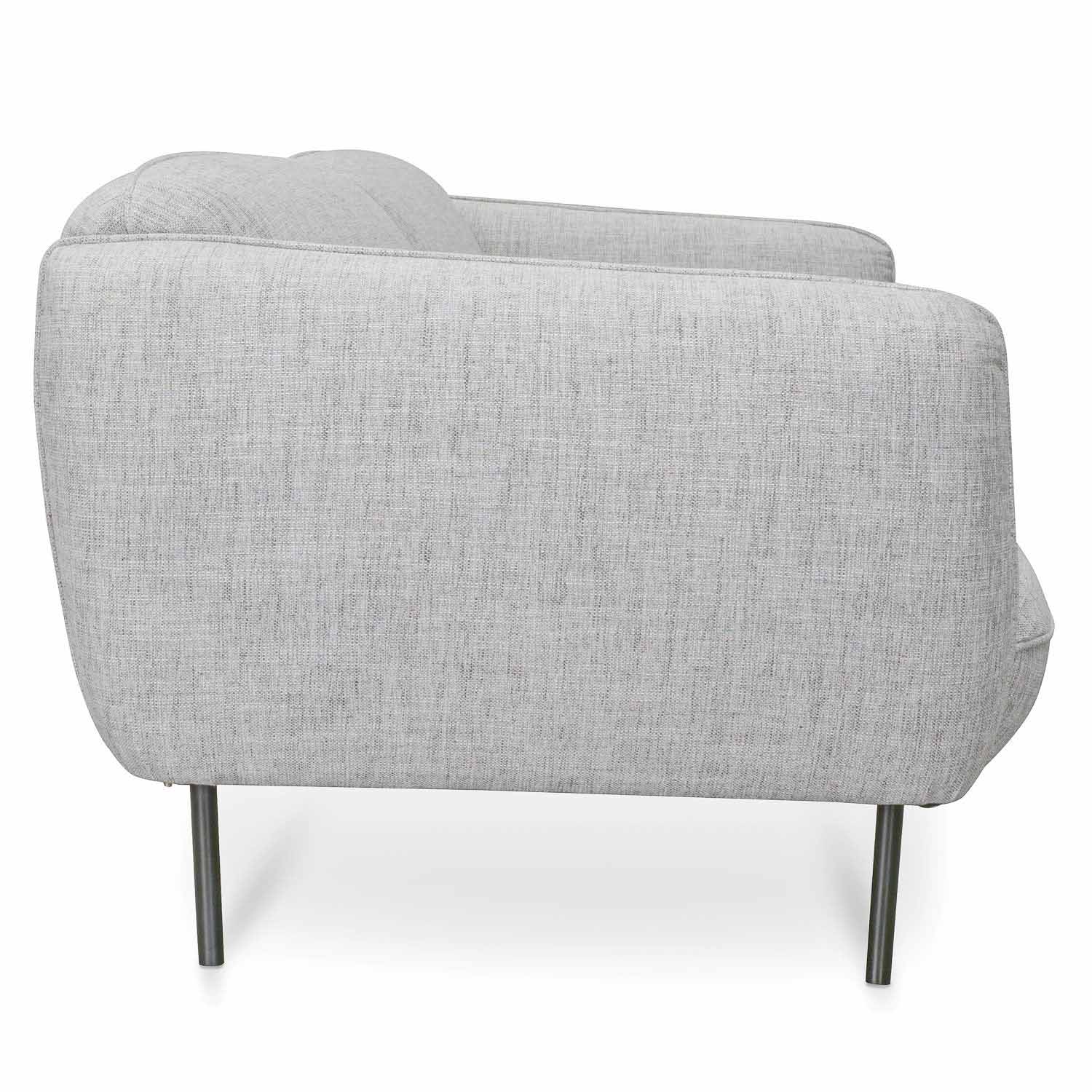 Josephine 3S Sofa - Light Spec Grey - Sofas