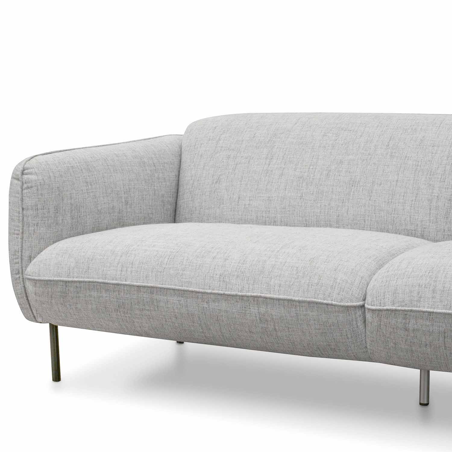 Josephine 3S Sofa - Light Spec Grey - Sofas