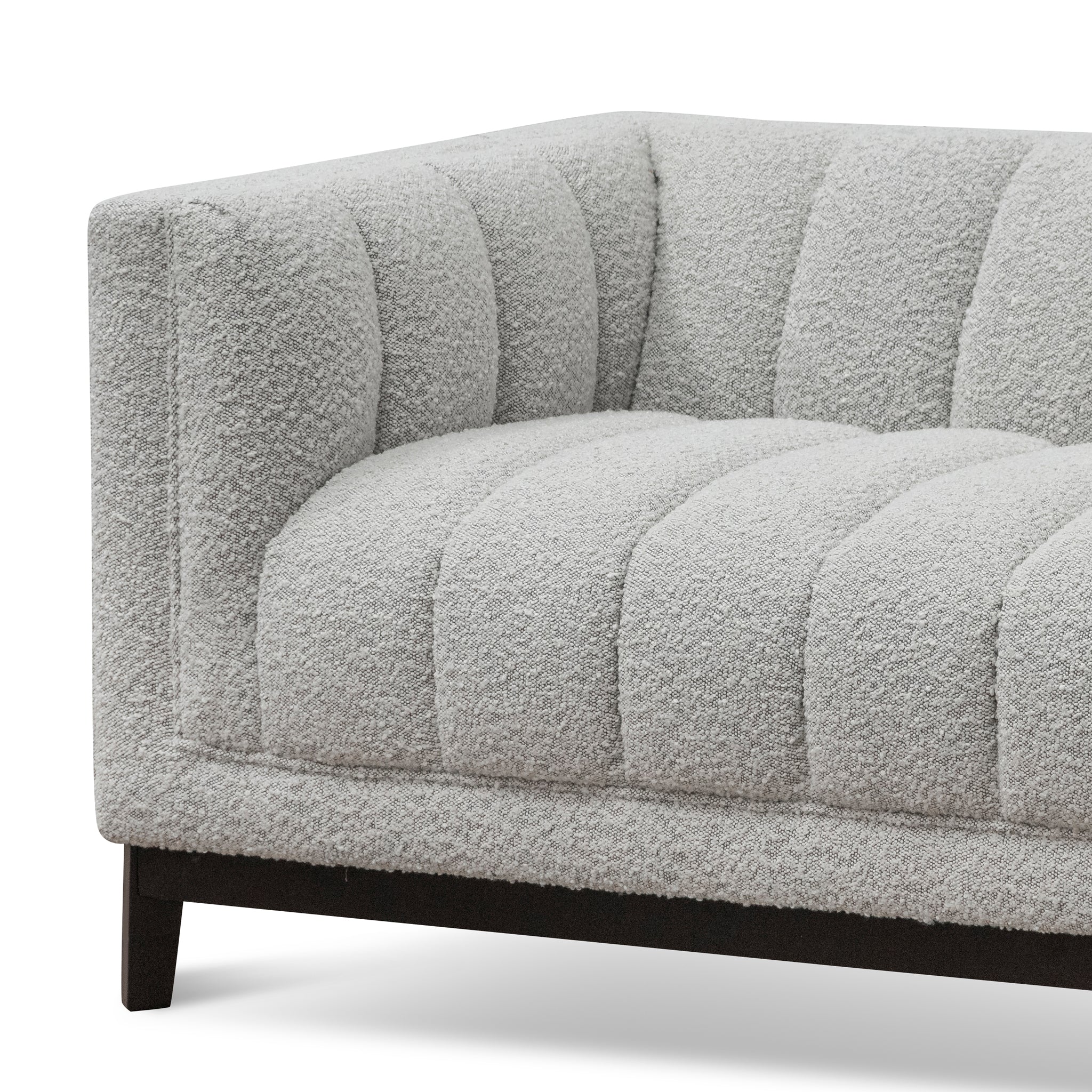Juliette 3S Sofa - Light Grey Boucle - Sofas