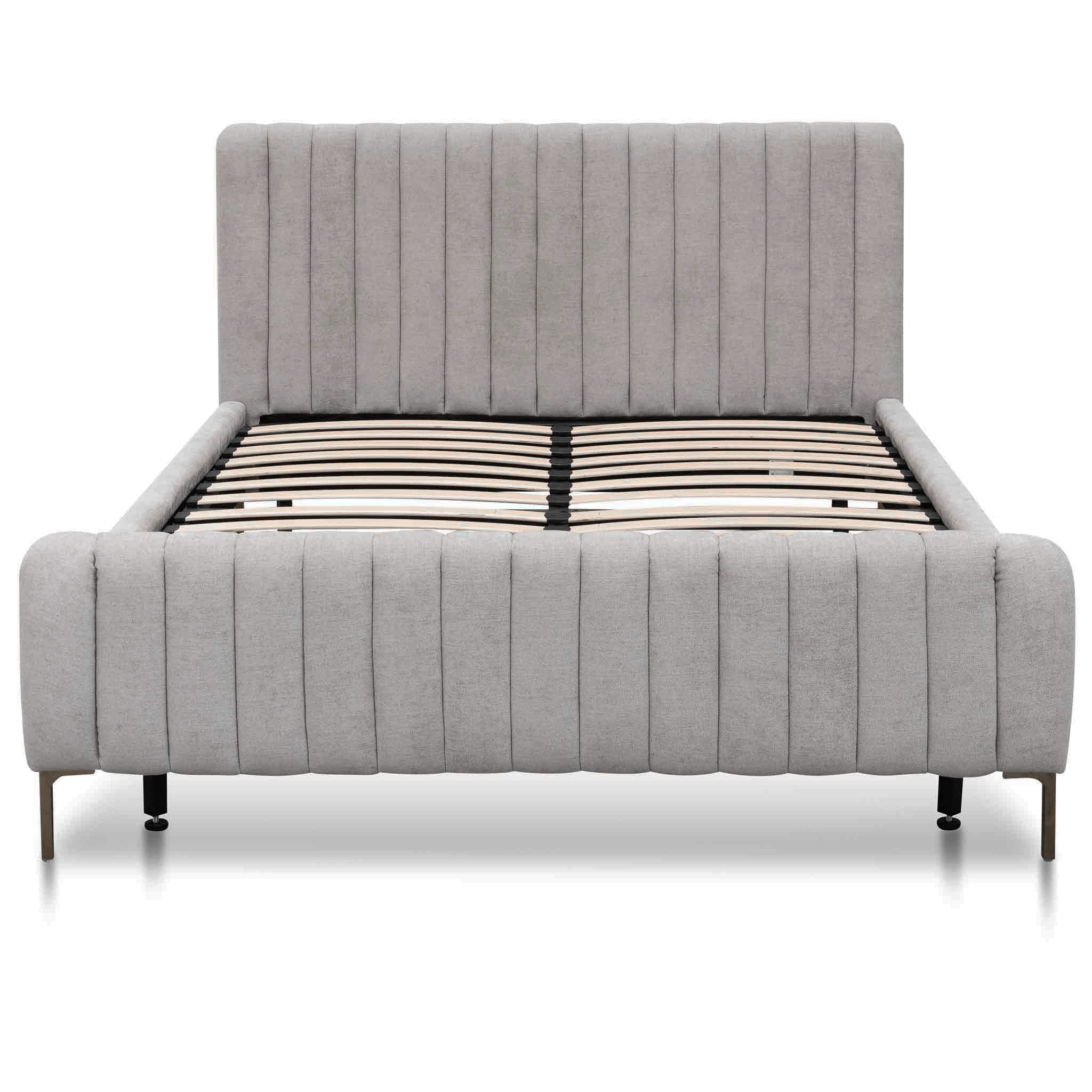 Kai King Bed Frame - Oyster Beige - Beds