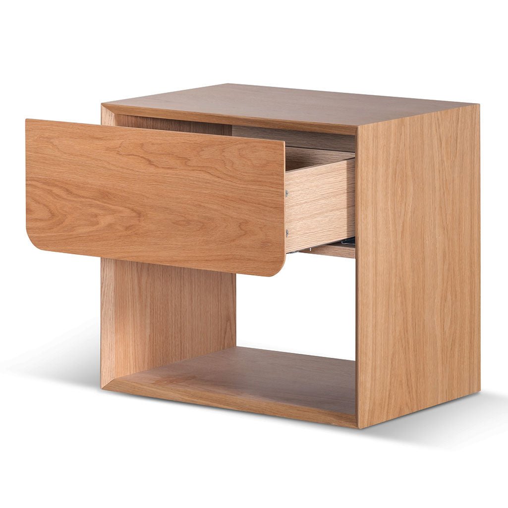 Kali Oak Bedside Table - Natural - Bedside Tables