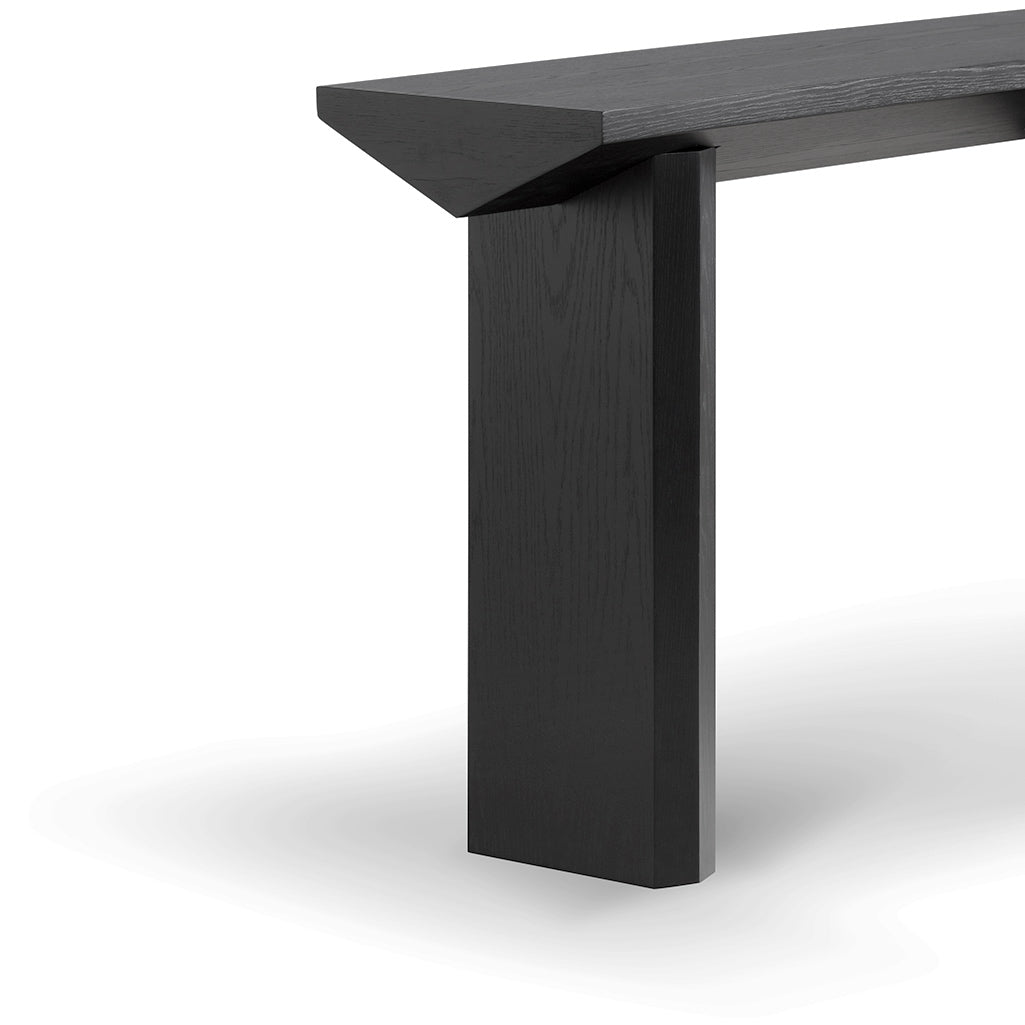 Karumi Oak Console Table - Black - Console