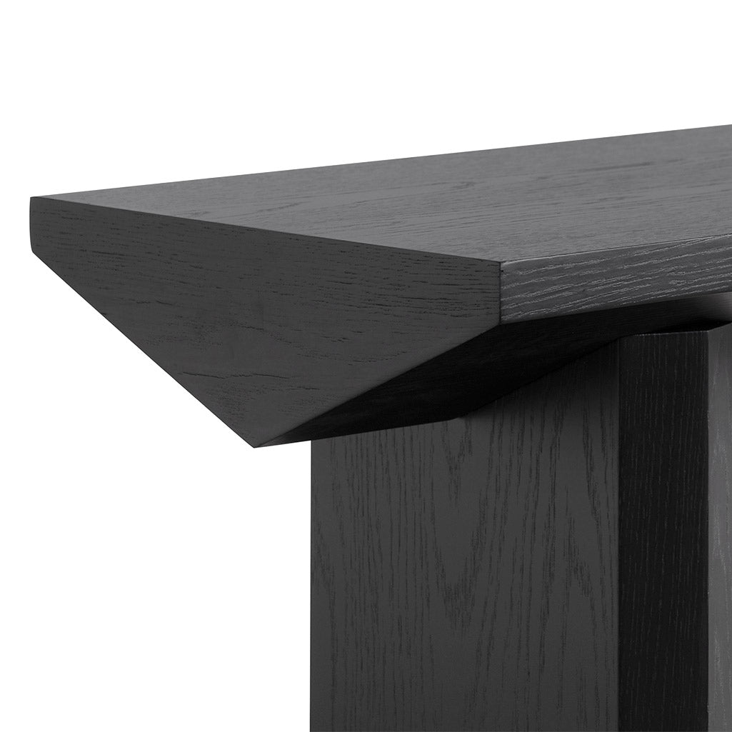 Karumi Oak Console Table - Black - Console